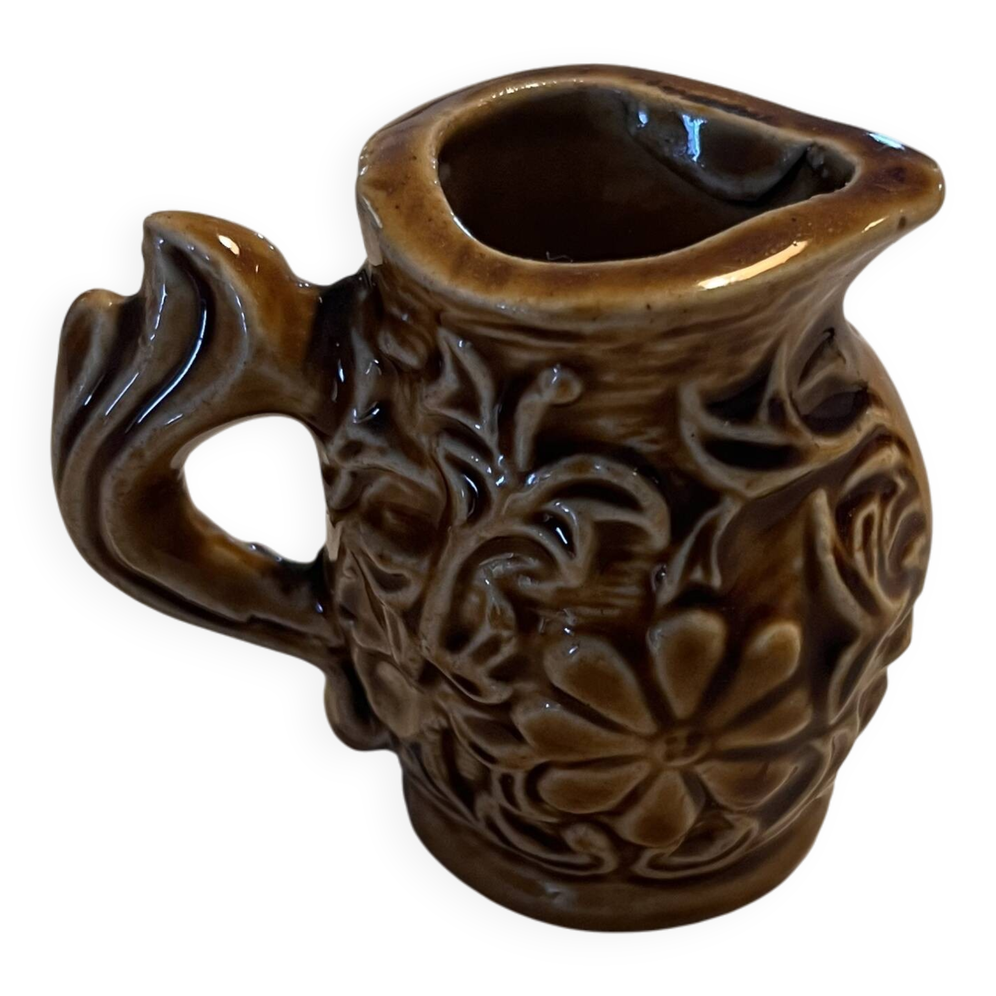 Milk jug / Small vintage ceramic pitcher