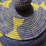 Magnificent handmade woven storage basket Height: 40/50 cm Ø: 30/50 cm