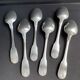 6 tablespoons in silver metal christofle model vendôme/arcantia before 1983