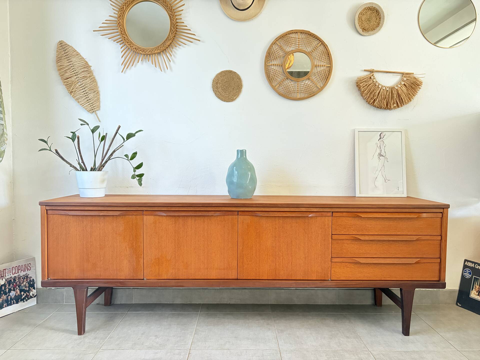 Vintage teak sideboard