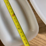 Lot de 2 ravier Lever blanc