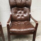 Pair of Scandinavian armchairs