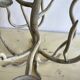 Wrought iron tree candelabra chandelier