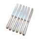 Series of 6 Ercuis dessert knives