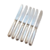 Series of 6 Ercuis dessert knives