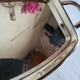 Silver-plated serving dish Quist and its asparagus cradle grid.