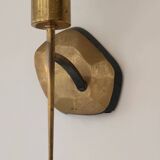 Pair of Italian bronze wall sconces
