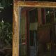 Large gilded Empire mirror from the 19th century.