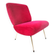 Vintage "Kiss" raspberry armchair