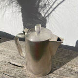 Art Deco silver-plated metal teapot