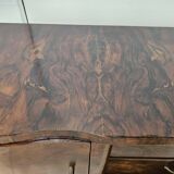 Art Decò console in mahogany burl