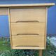 Scandinavian desk with drawer box