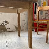 XL farmhouse table in beech and pine 3m