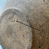 Set of stoneware plates signed by Pierre Digan – La Borne