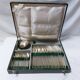 37-piece silver-plated metal cutlery set Art Deco