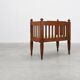 Large Arts & Crafts oak side chair, Belgium ca. 1915