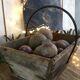 Old wooden basket