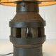 Vintage Floor Lamp Rustic Handmade Farmhouse Wood Wagon Wheel Light