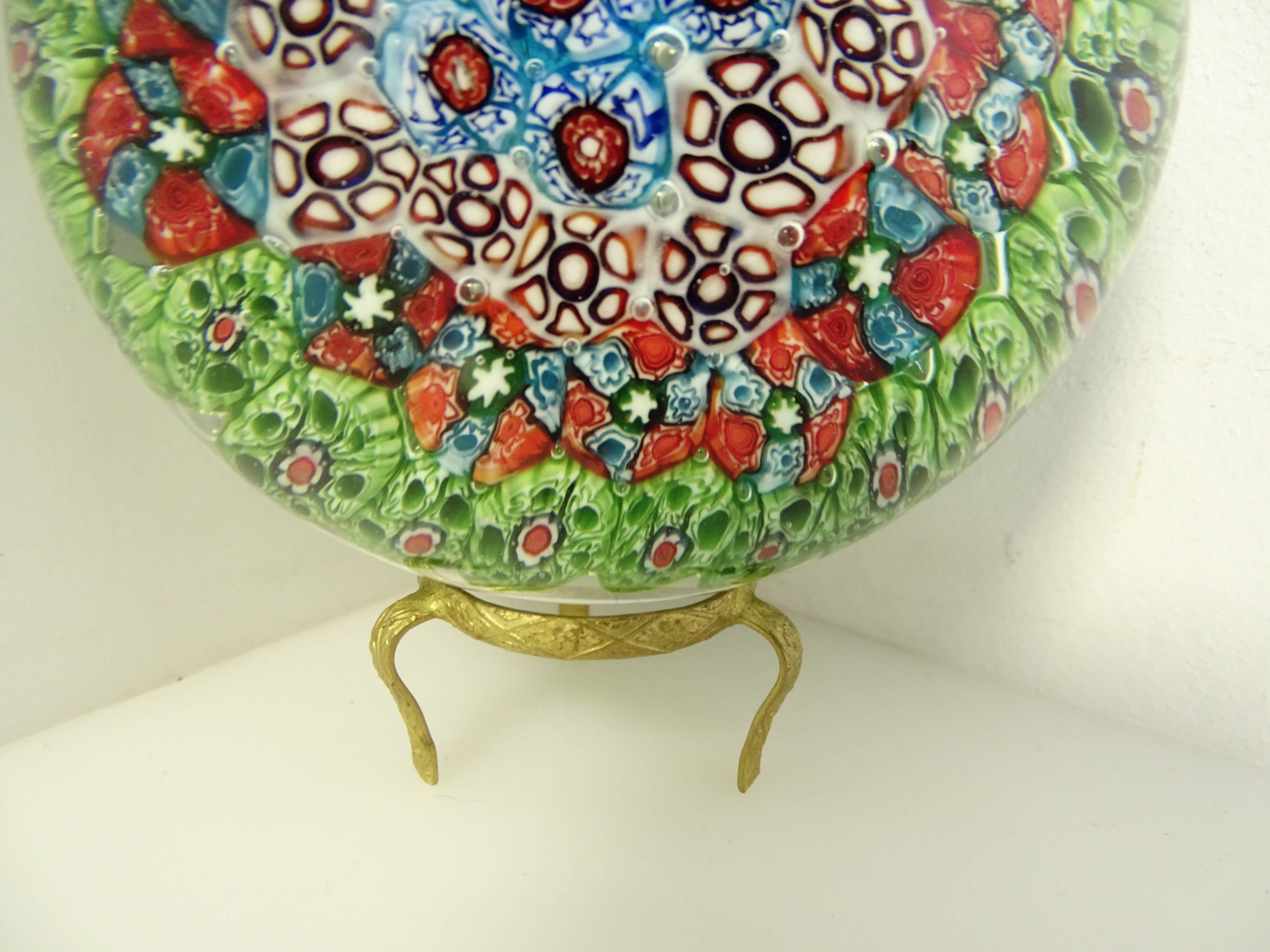 XXL Murano Millefiori hard carbon paper press