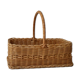 Wooden bottom basket