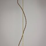 Vintage Italian Brass and Glass Lantern