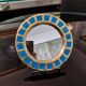 Mithé Espelt (1923-2020) Blue Sun Mirror