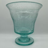 Punch service, Medici sangria in blue bubbled glass