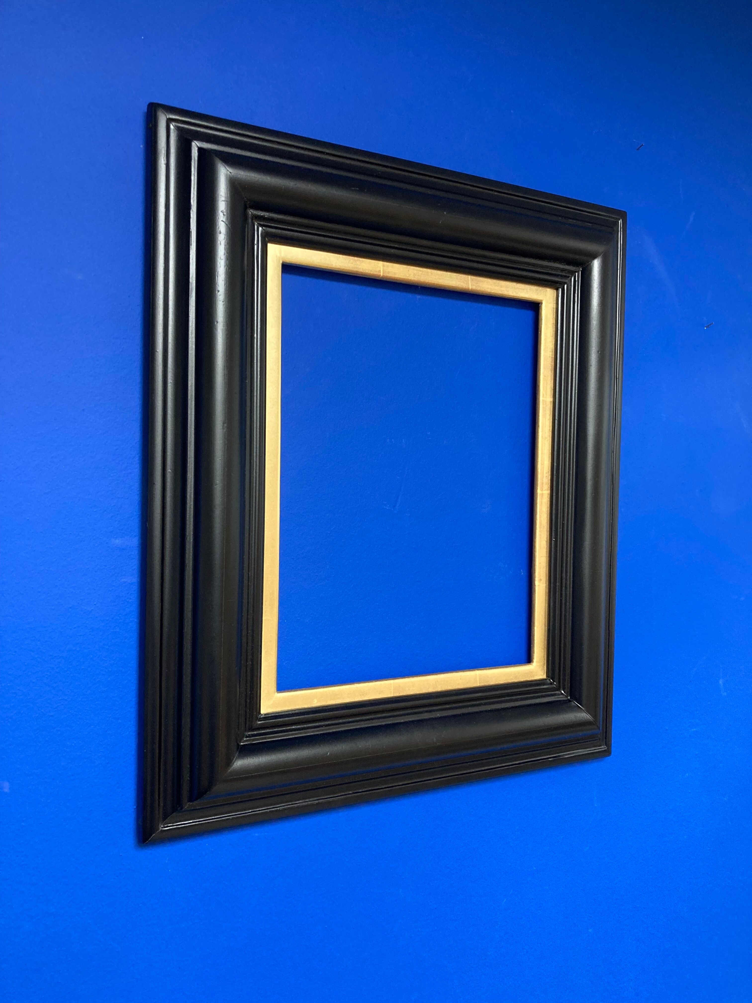 Black frame and vintage gold