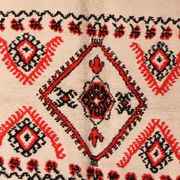 Tapis marocain blanc - 131 x 237 cm