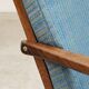 Pair of blue boomerang armchairs by Antonin Suman for Ton (Thonet) 1960