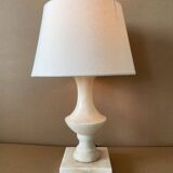 Old alabaster table lamp