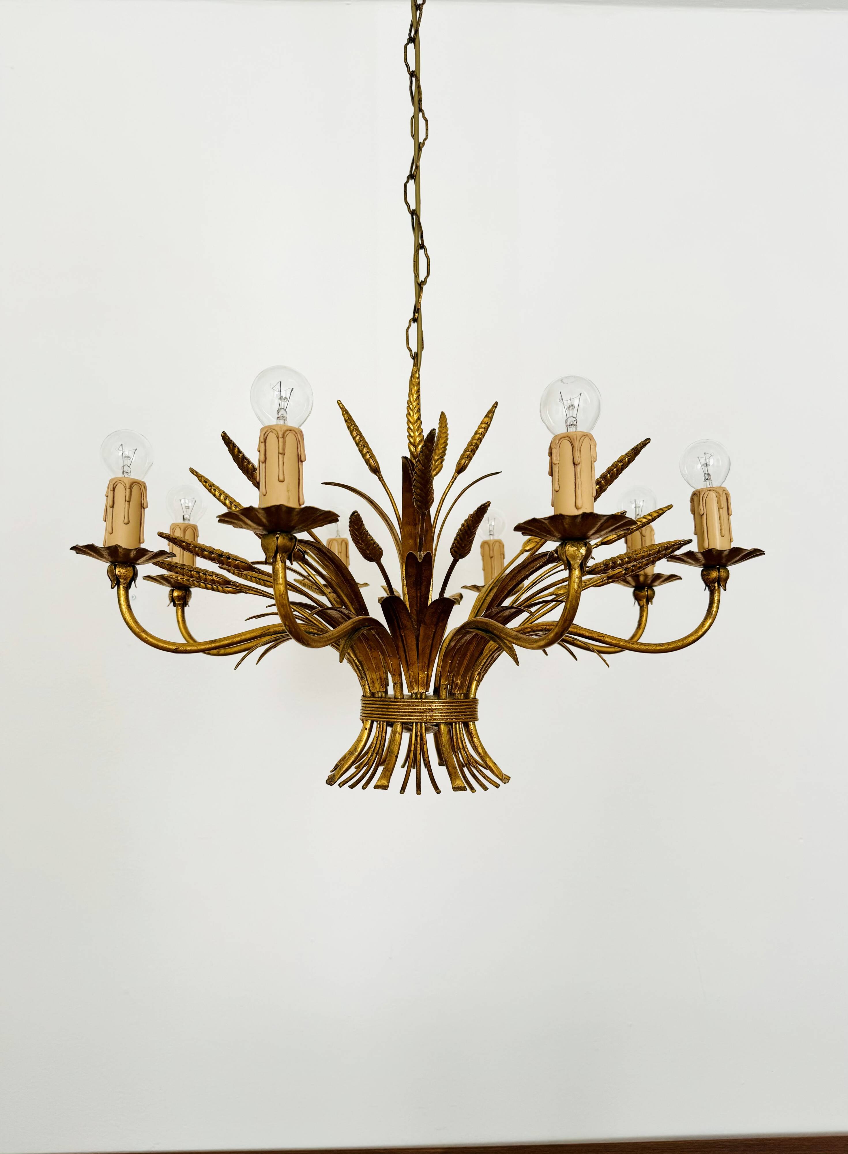 Italian Hollywood Regency Chandelier by Hans Kögl