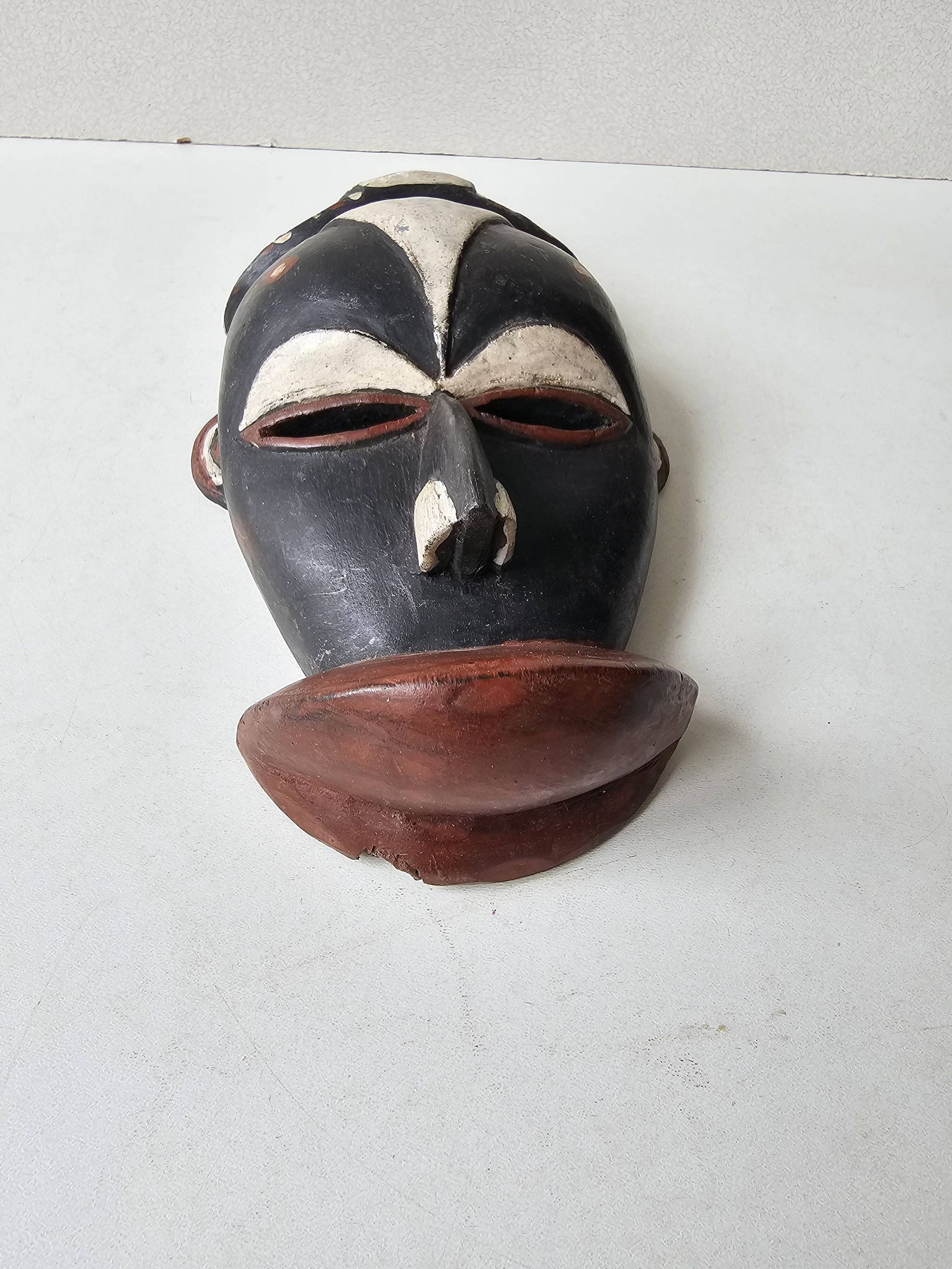 Small African wall mask Galoa Gabon 22cm - Tribal African art