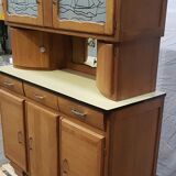 Ancien buffet deux corps formica des années 50/60