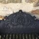 Log rack fireplace cradle