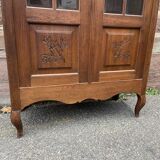 Display Cabinet Silver Cabinet Bookcase Provence Rocaille Louis XV Carved Oak 1920