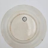 Set of 2 talking plates in Choisy-le-Roi porcelain