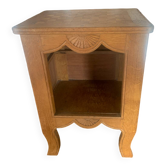Marquetry bedside table
