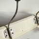 ANTIQUE SCHOOL COAT RACK White Wood