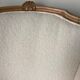 Shepherdess armchair completely restored in fabric buckle