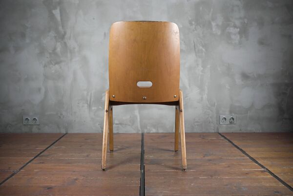 Casala chaise empilable en bois vintage
