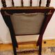 English folding chair - Vintage in wood and leather