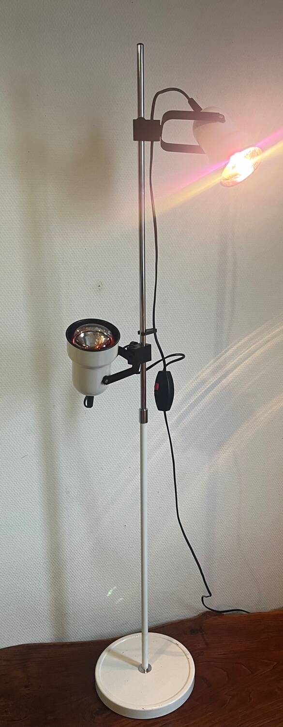 Lampadaire 2 spots, années 80