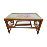 Rattan coffee table