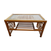 Table basse en rotin