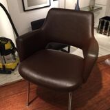 6 fauteuils en skaï