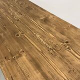1950s farmhouse table in oak and pine