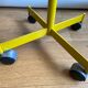 Yellow wooden workshop chair