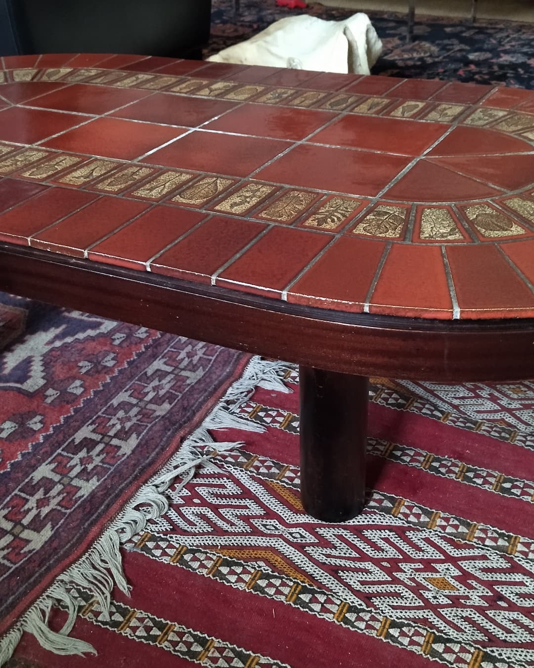 Table basse en céramique Roger Capron