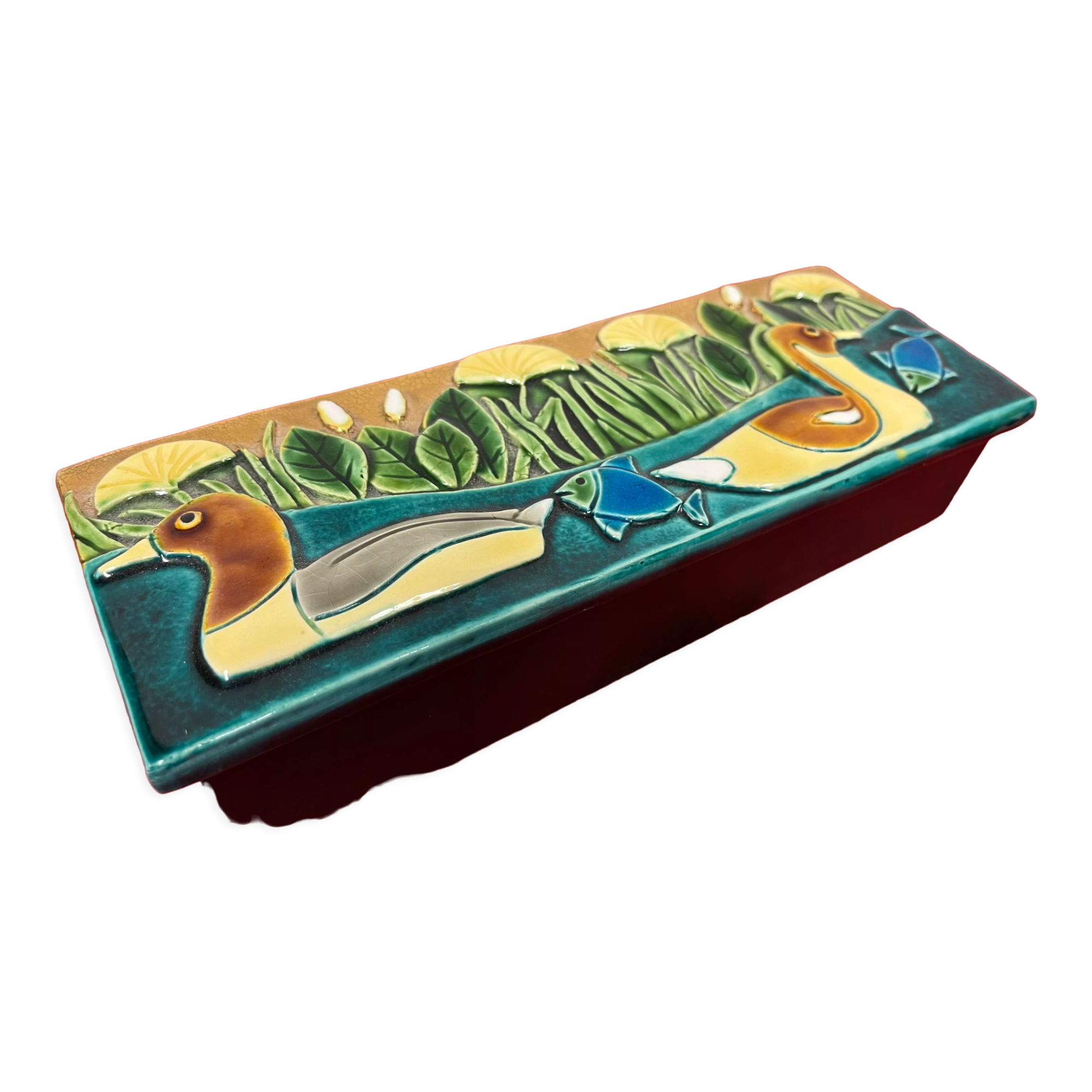 Ceramic duck box Mithe Espelt